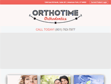 Tablet Screenshot of itsorthotime.com